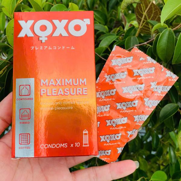 Bao Cao Su Gân Gai XOXO Chính Hãng Nhật Bản - Hôp 10 Cái Bcs