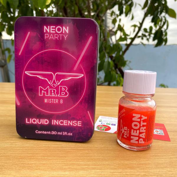Popper Neon Party MRB Đỏ 30ml Hộp Thiếc Tăng khoái Cảm Mạnh Cho Top Bot