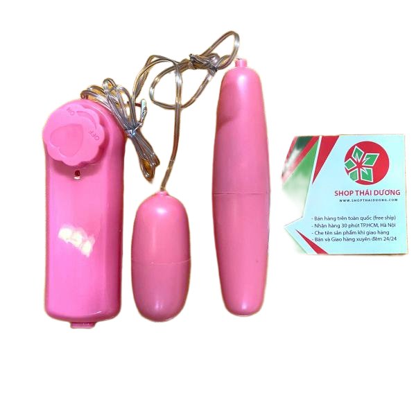 Trứng Rung Tình Yêu Mini 2 Đầu Có Dây Kích Thích Điểm G