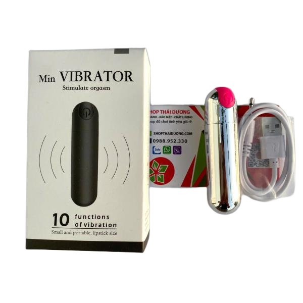 Trứng Rung Tình Yêu Mini Min Vibrator Sạc USB Rung Mạnh