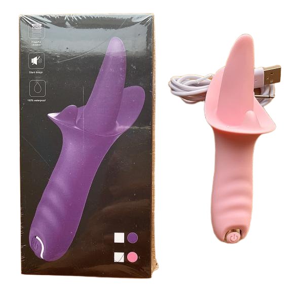 Que Rung Tự Sướng Cho Nữ Hình Lưỡi Liếm Sạc USB Rung Mạnh
