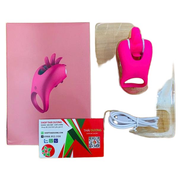 Vòng Rung Lưỡi Xoay Liếm 2 Trong 1 Zalo Lưỡi Liếm