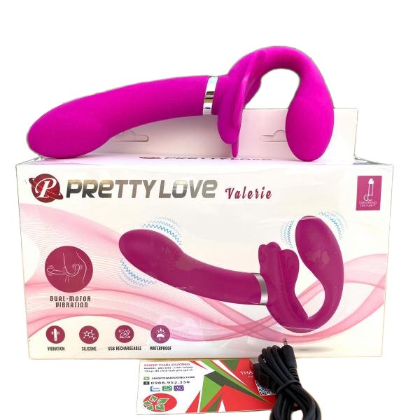 Dương Vật Giả 2 Đầu Valerie Pretty Love Kích Thích Điểm G