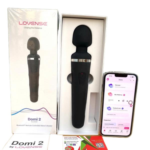 Chày Rung Massage Domi 2 Lovense Điều Khiển App