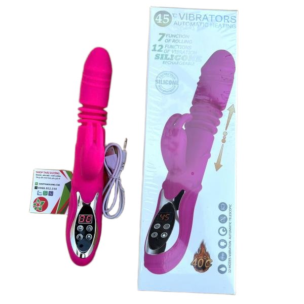Dương Vật Giả Rabbit Vibrator Đa Năng Rung Thụt