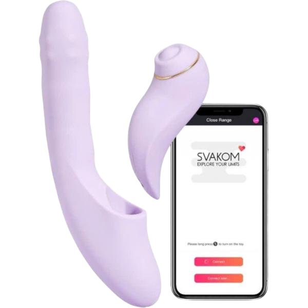 Dương Vật Giả DuoGlow 5in1 Massage Điểm G Svakom