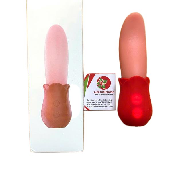 Lưỡi Liếm Rung Cực Mạnh Massage Âm Đạo Cho