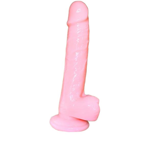 Dương Vật Giả Hít Tường Silicone Màu Trứng Sữa Rung Mạnh
