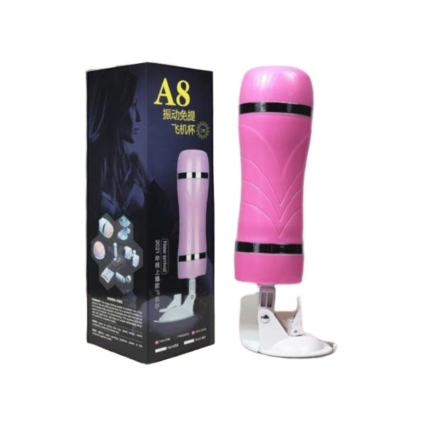 Âm Đạo Giả Hít Tường Rung Mạnh A8 Thiết Kế Chân Thật