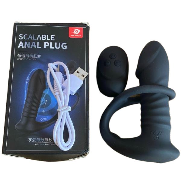 Trứng Rung Thụt Hậu Môn Silicone Rung Mạnh