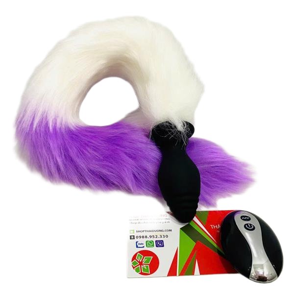Đuôi Cáo Silicone Cosplay Rung Mạnh Điều Khiển Từ Xa