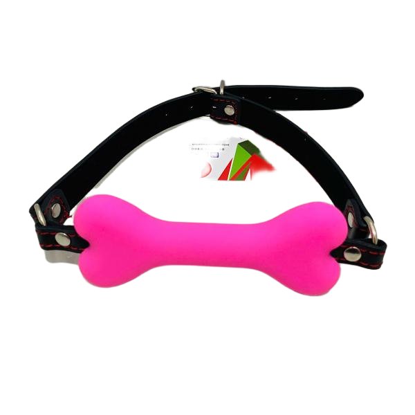 Bit Gag Bdsm Hình Xương Thiết Kế Chân Thật