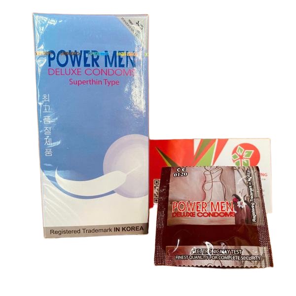 Bao Cao Su Siêu Mỏng Duluxe Condoms Power Men