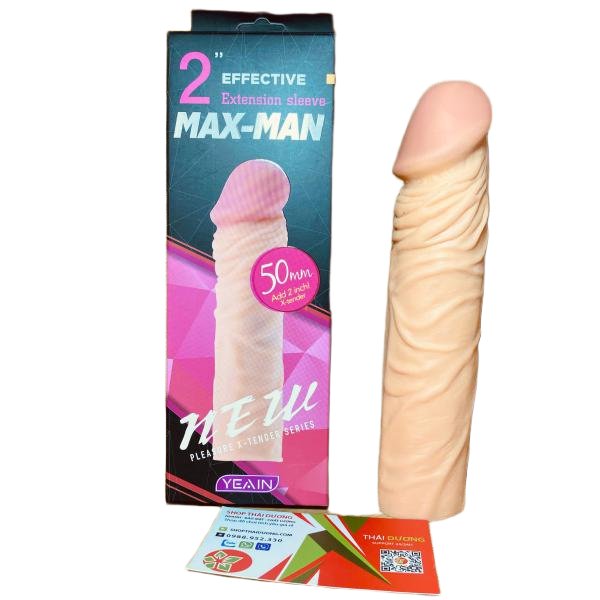 Bao Cao Su Đôn Dên Gân Nổi 50Mm Maxman