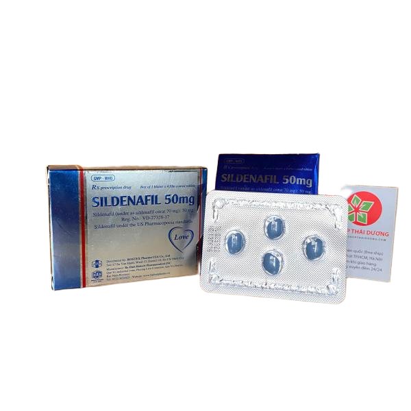 Thuốc Cường Dương Sildenafil 50mg Kéo Dài Thời Gian