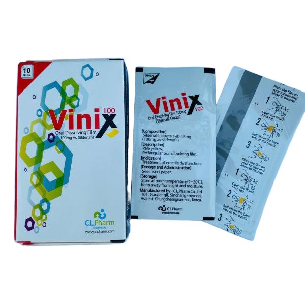 Tem Ngậm Vinix 100mg Hàn Quốc Xuất Tinh Như Thật