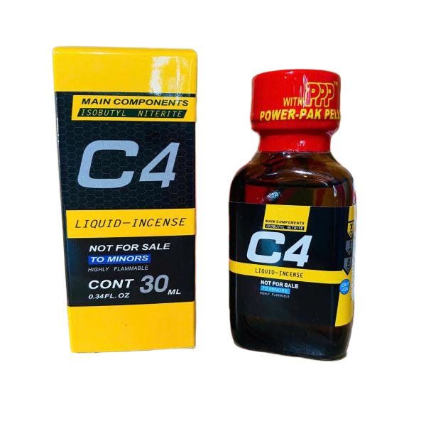 Poppers C4 Vàng 30Ml Chai Vuông Pwd Mỹ Tăng