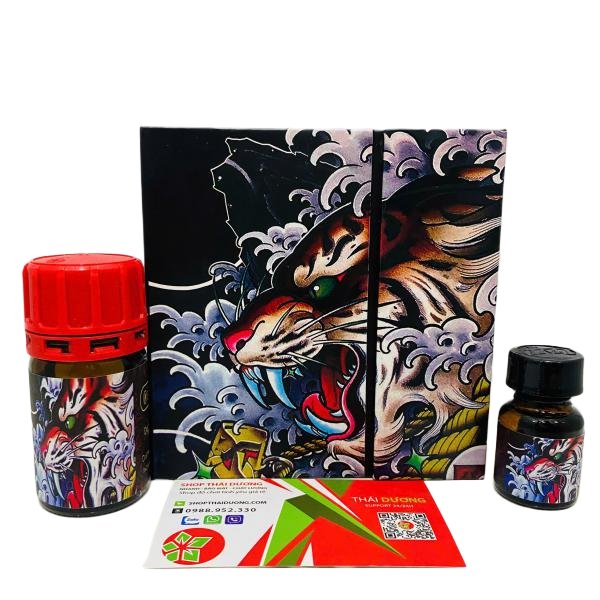 Combo Poppers Tiger Đỏ 50Ml Thiết Kế Chân Thật