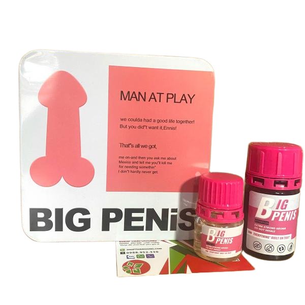 Tinh Dầu Popper Big Penis Pwd 60Ml Thiết Kế Chân Thật