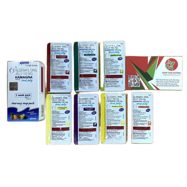 Thuốc Tăng Sinh Lý Nam Kamagra 100Mg Dạng Thạch