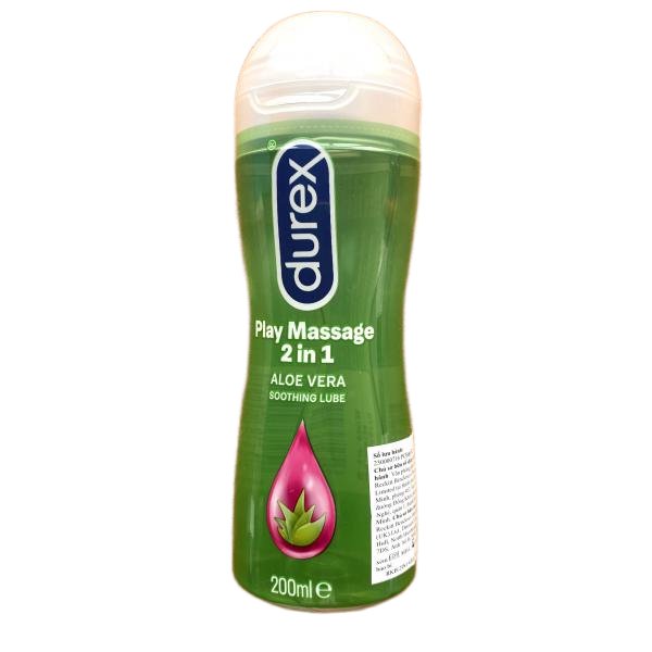 Gel Play Massage 2 Trong 1 Chai 200Ml Durex Rung Mạnh