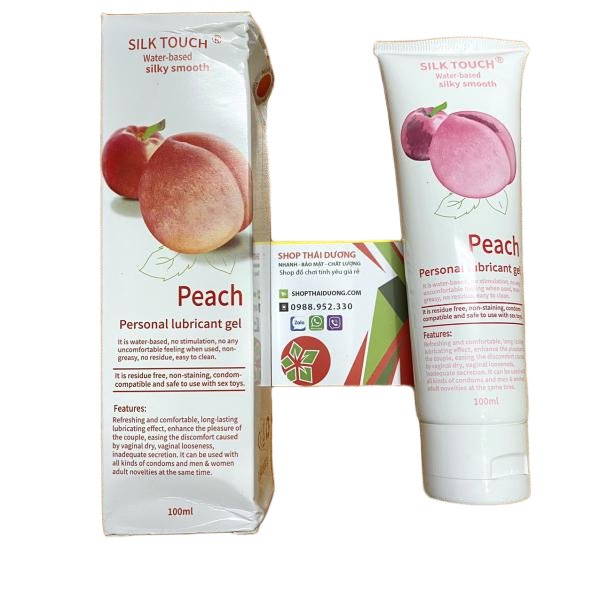 Gel Boi Trơn Hương Đào Gốc Nước 100Ml Silk Touch Siêu Mỏng